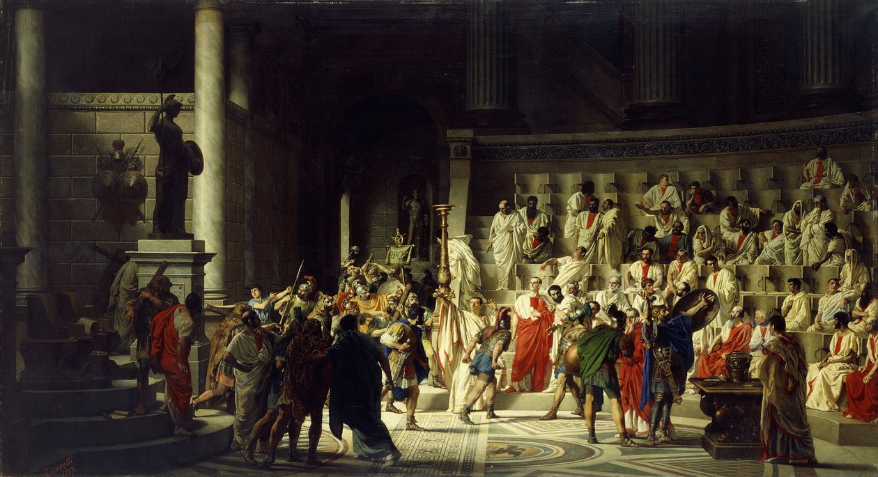Julius Caesars sista senat av Raffaele Giannetti