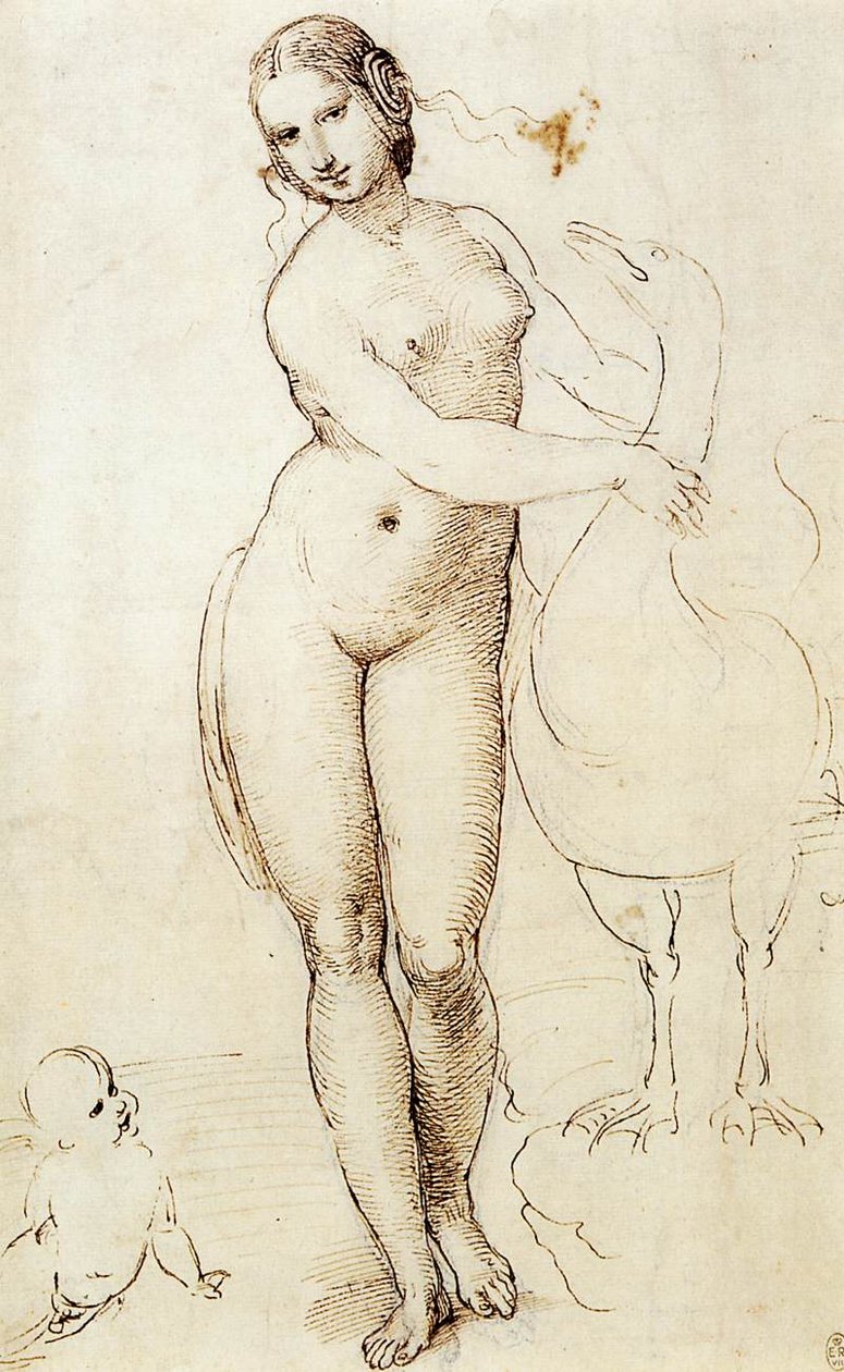 Leda and the Swan av Raffaello Sanzio Raphael