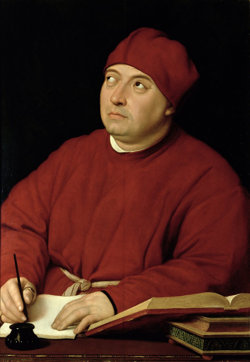 Porträtt av Tommaso Inghirami (1470-1516) av Raffaello Sanzio Raphael