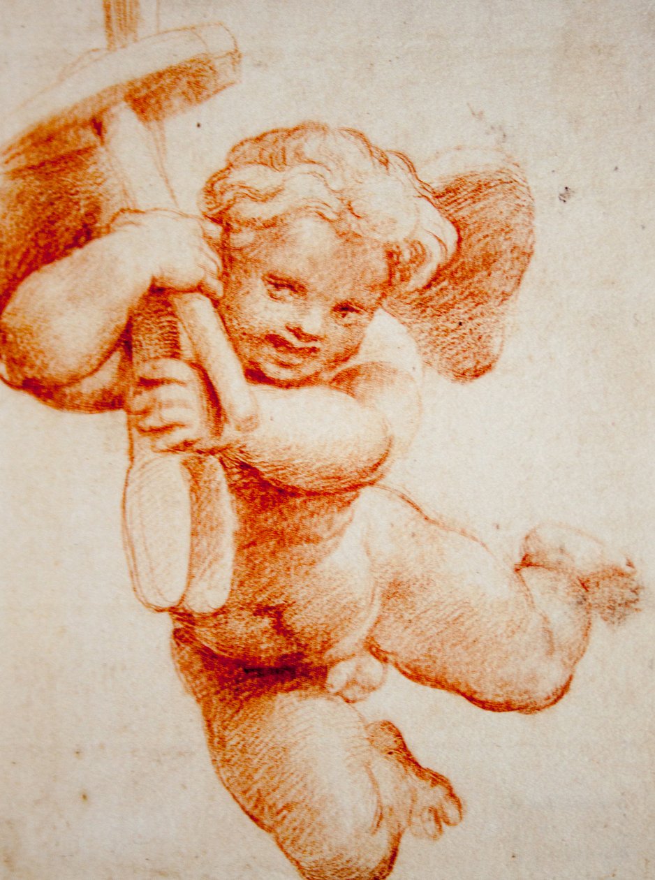 Putto with the Attributes of Vulcan av Raffaello Sanzio Raphael
