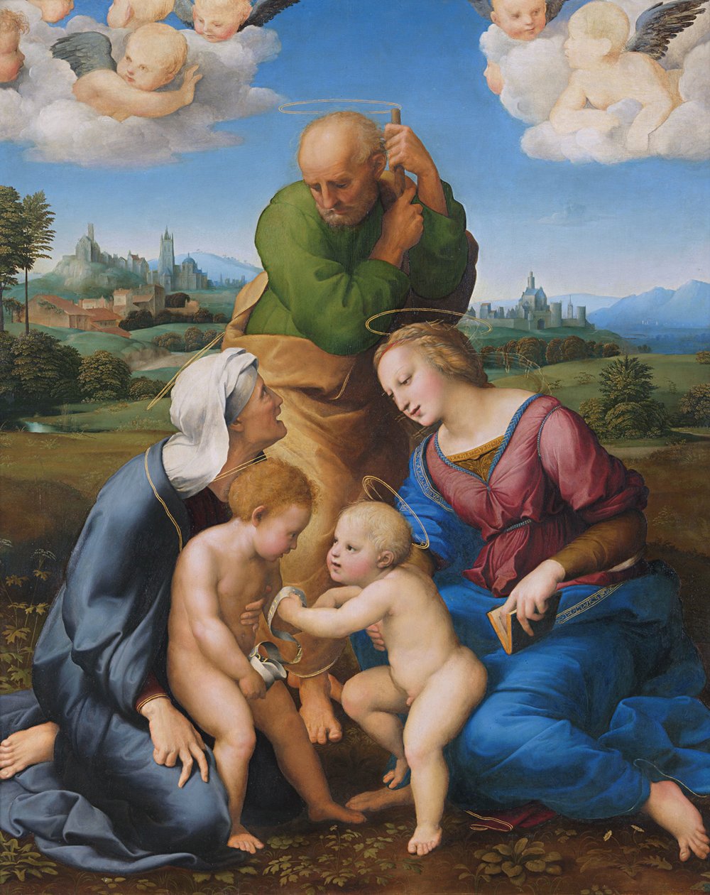 Sagrada Família Canigiani av Raffaello Sanzio Raphael