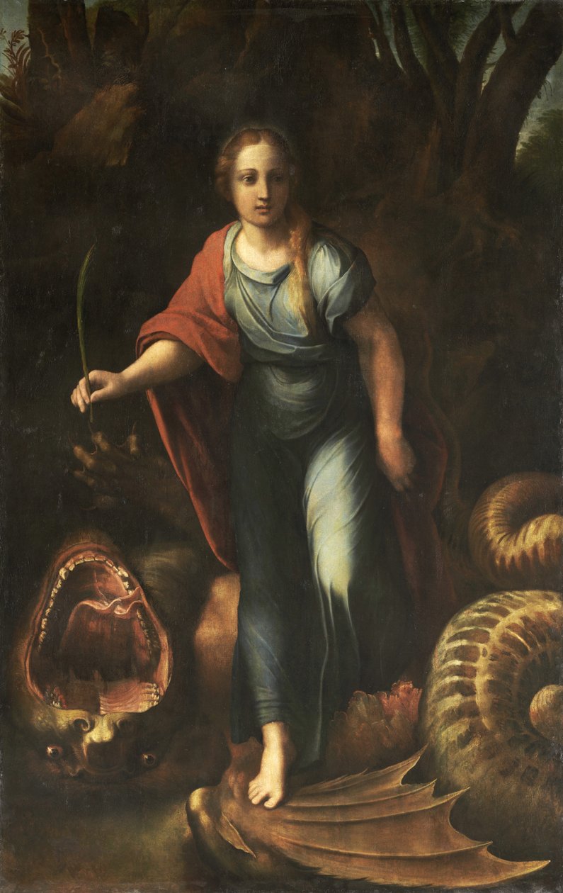 Sainte Marguerite av Raffaello Sanzio Raphael