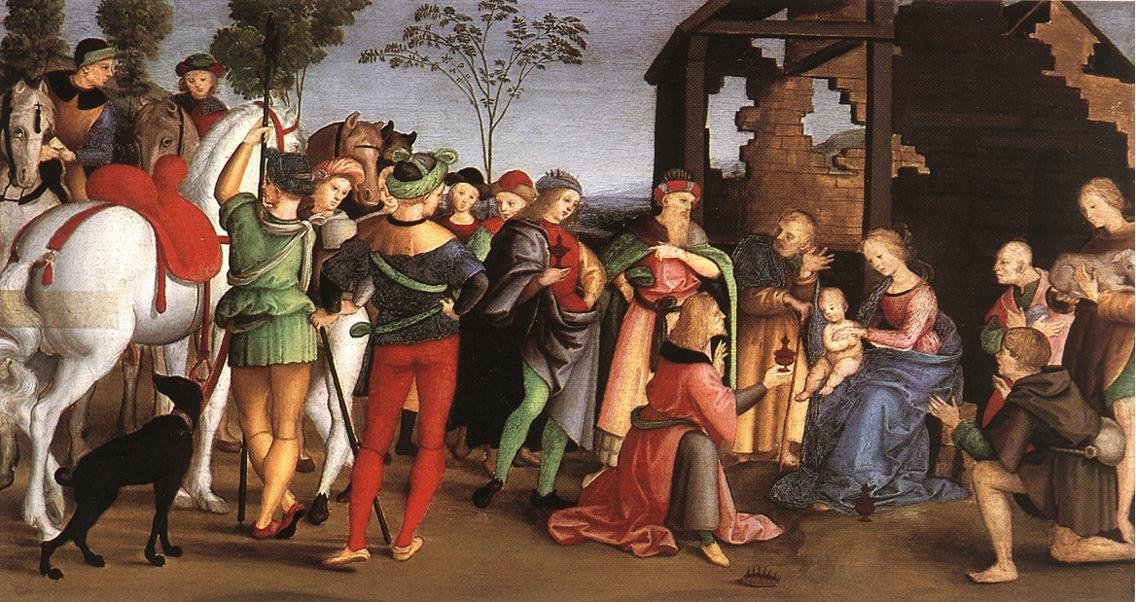 The Adoration of the Magi  av Raffaello Sanzio Raphael