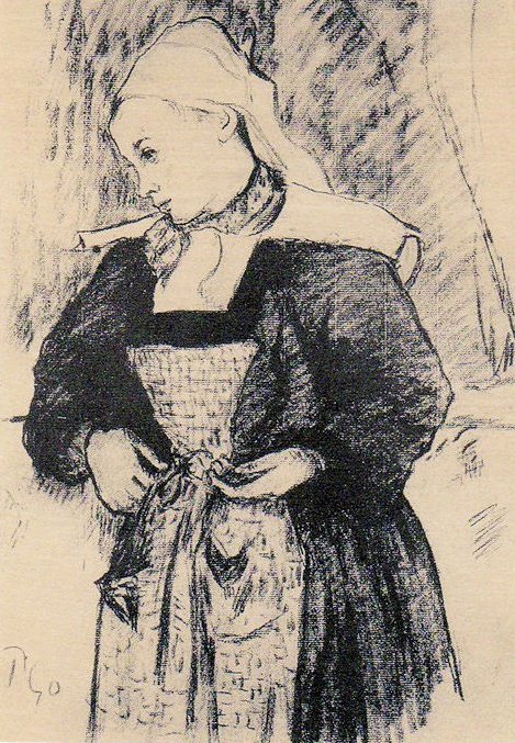 Bretonne II av Raffaello Sanzio Raphael