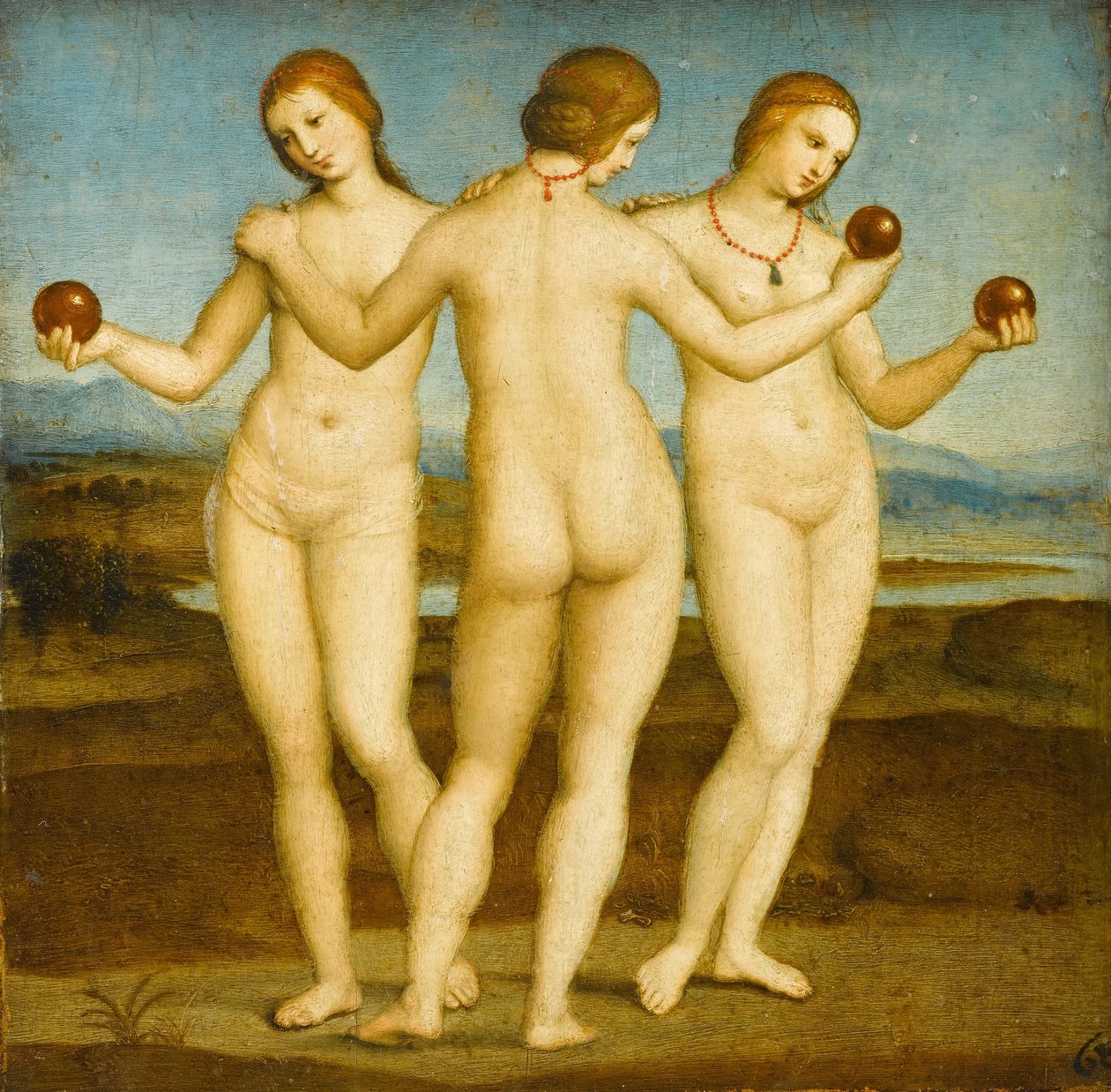 Les Trois Grâces av Raffaello Sanzio Raphael