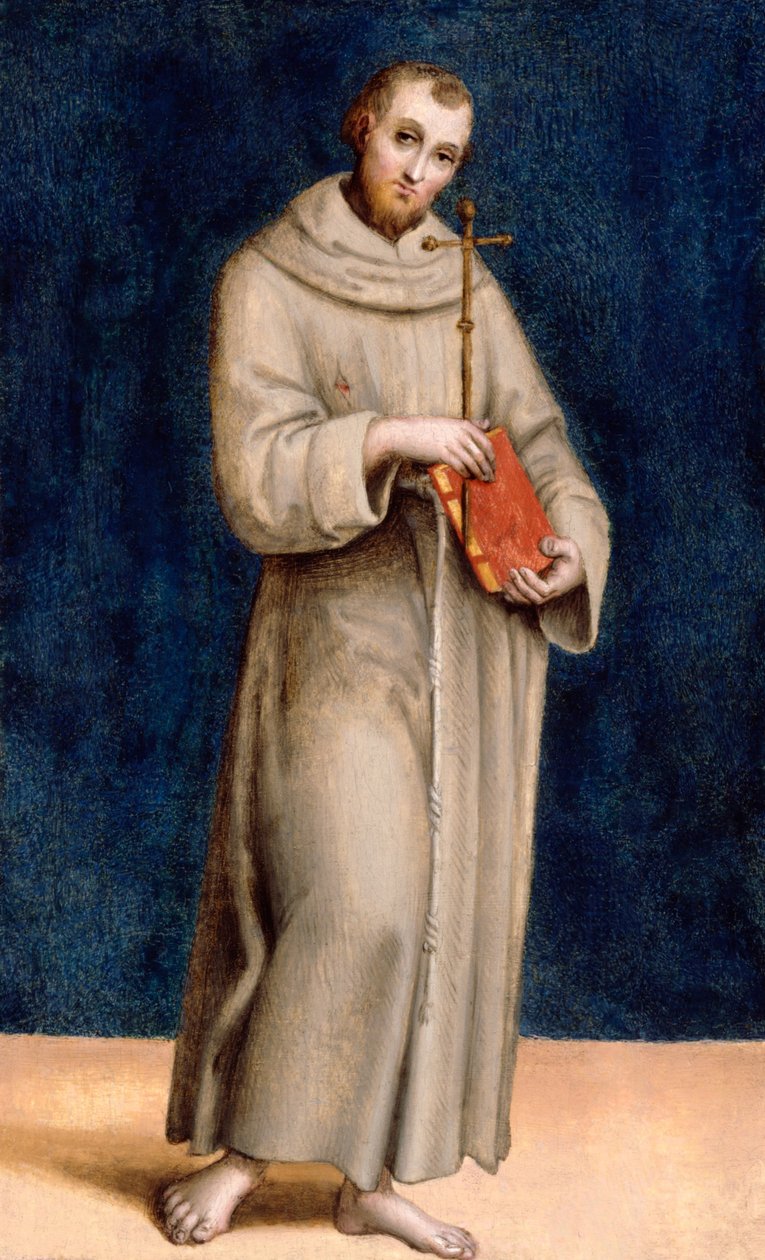 Saint Francis of Assisi av Raffaello Sanzio Raphael