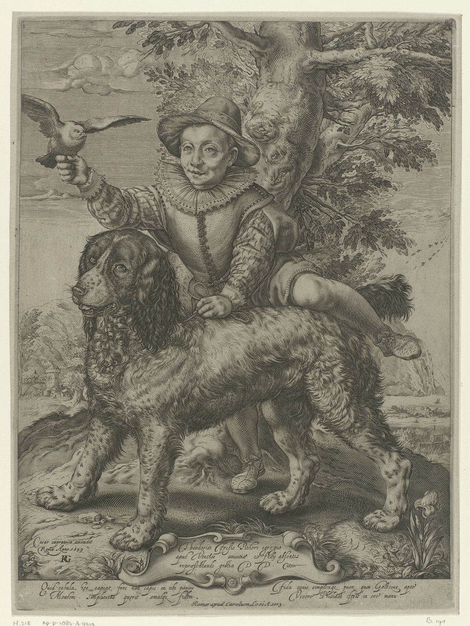 Porträtt av Frederik de Vries av Raffaello Guidi