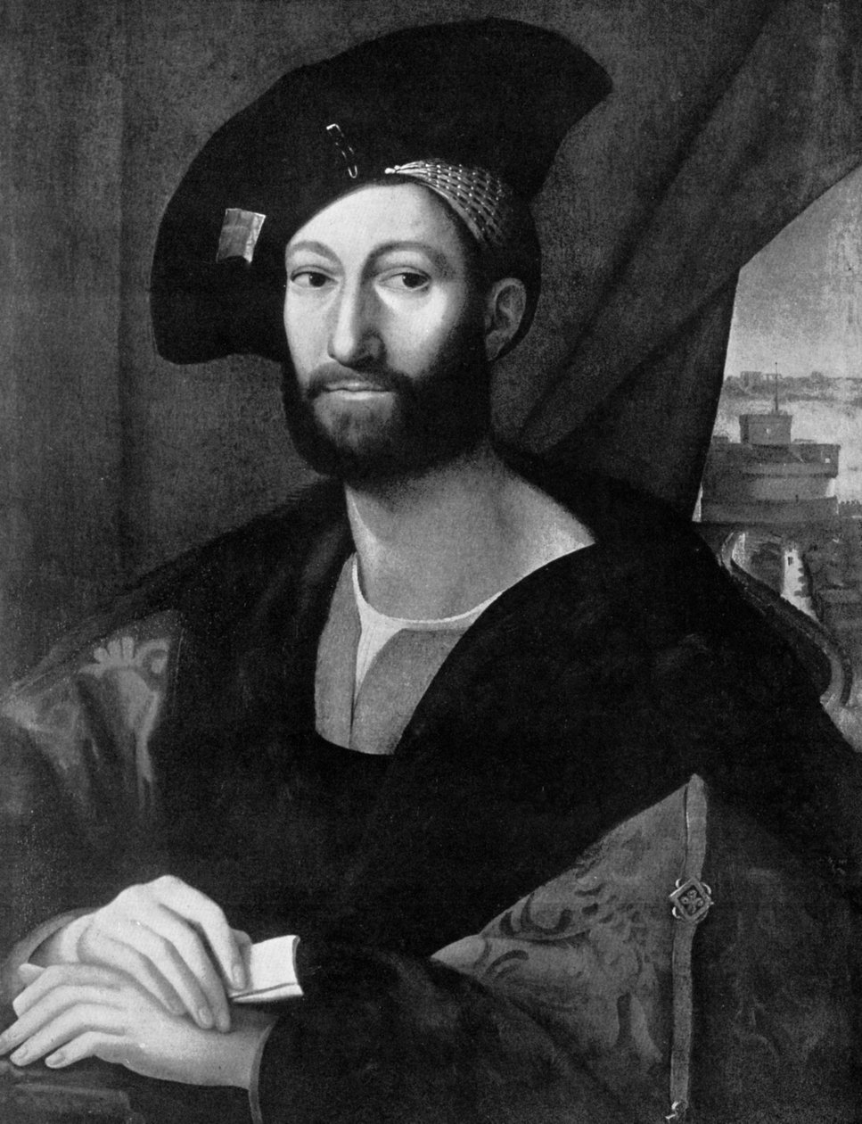 Giuliano de Medici, tidigt 1500-tal, 1929. av Raffaello Sanzio Raphael