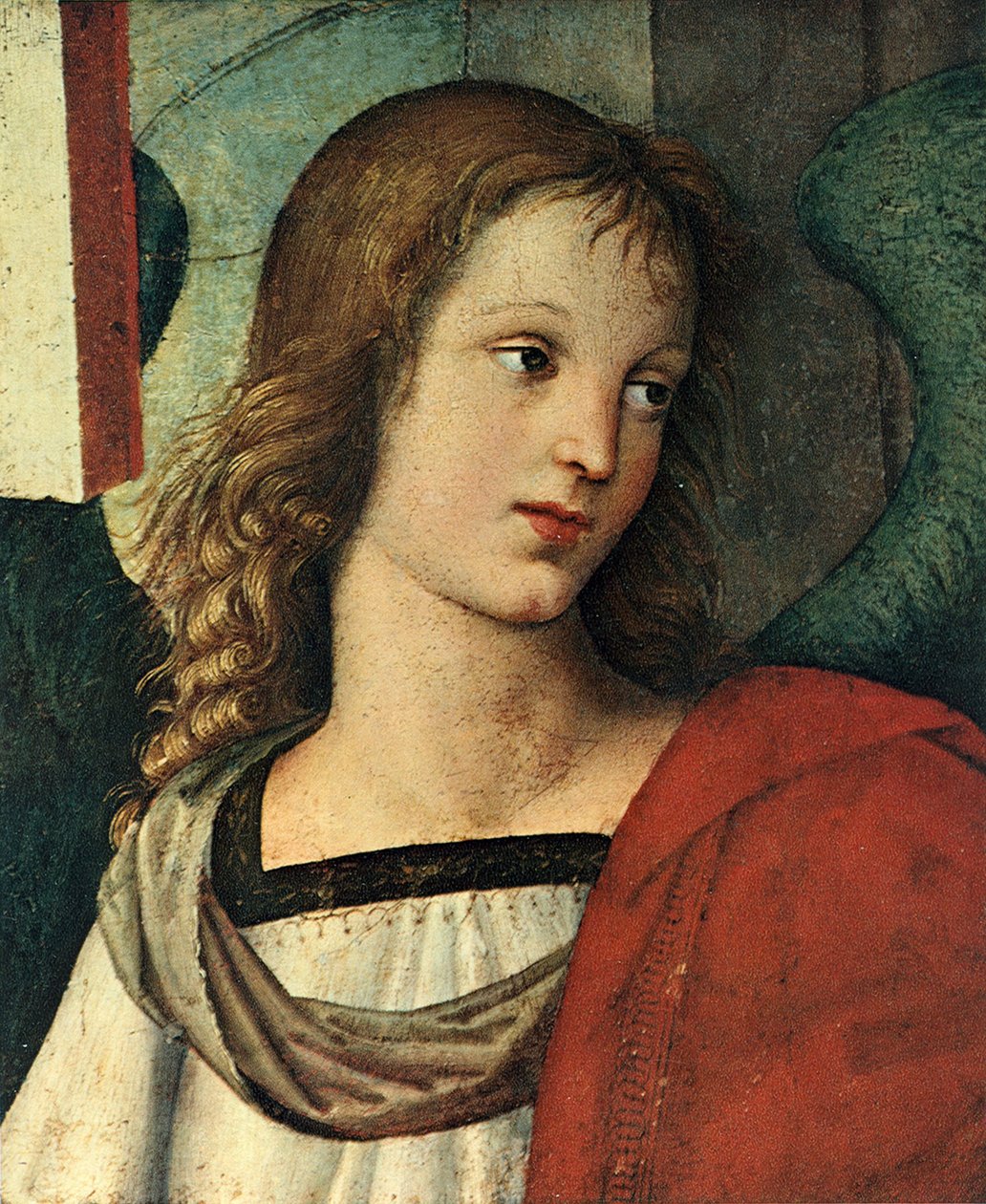 Chef för en ängel, ca. 1500 av Raffaello Sanzio Raphael