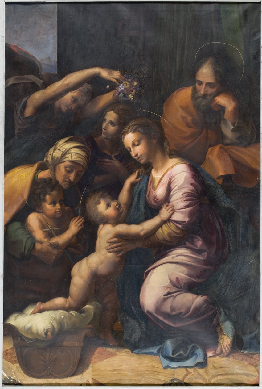 Francis I:s heliga familj av Raffaello Sanzio Raphael