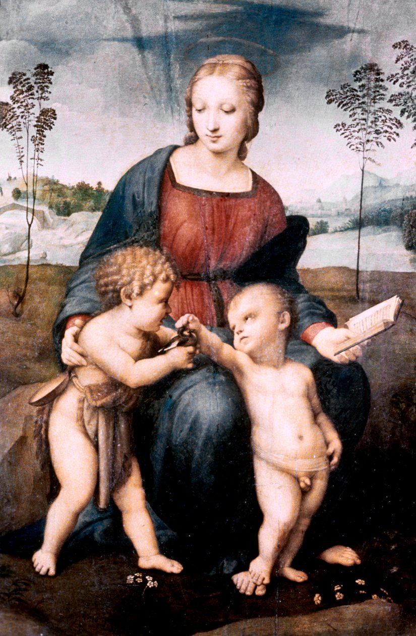 Madonna av guldfinken, 1507 av Raffaello Sanzio Raphael