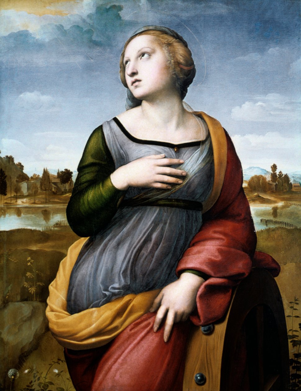 Sankta Katarina av Alexandria, c1507 av Raffaello Sanzio Raphael