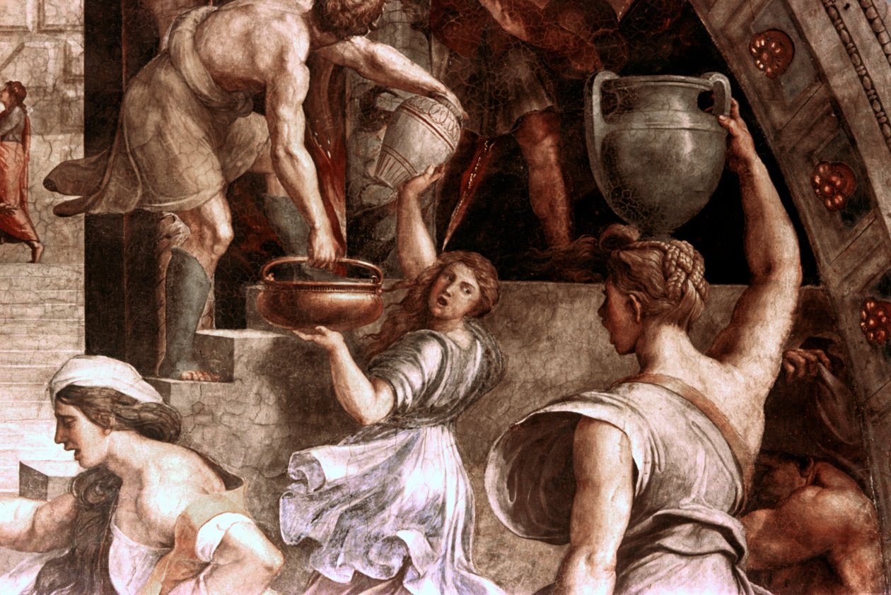 Elden i Borgo-detaljen, 1514 av Raffaello Sanzio Raphael