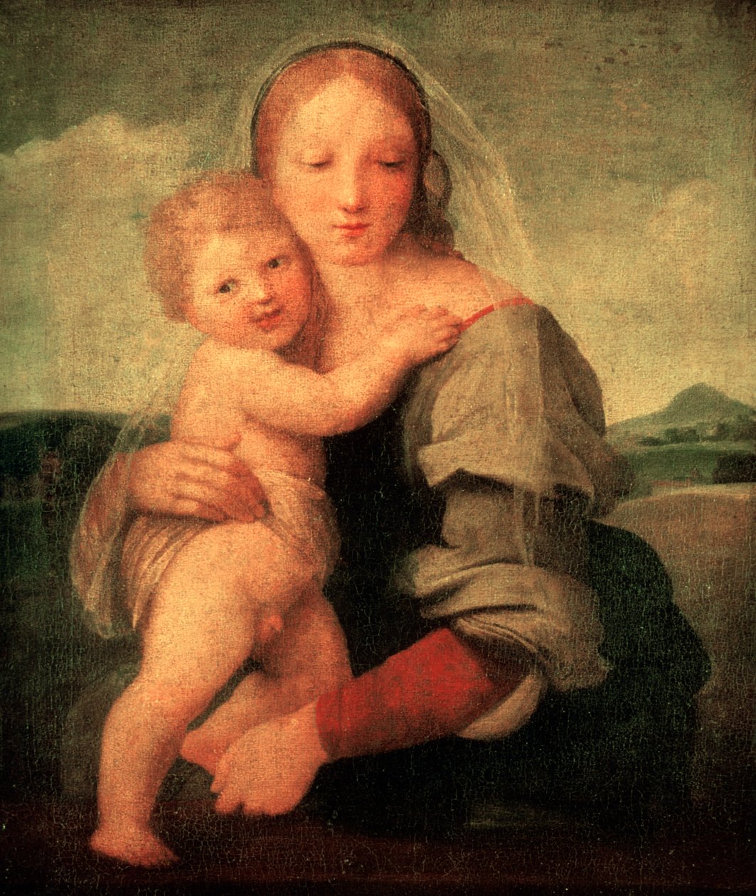 Mackintosh-madonnan, c1510-1512 av Raffaello Sanzio Raphael