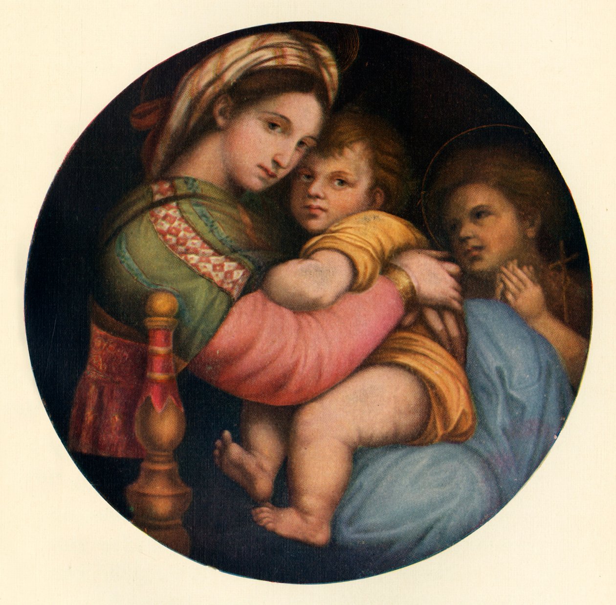 Madonna Della Sedia, c1514, c1912 av Raffaello Sanzio Raphael