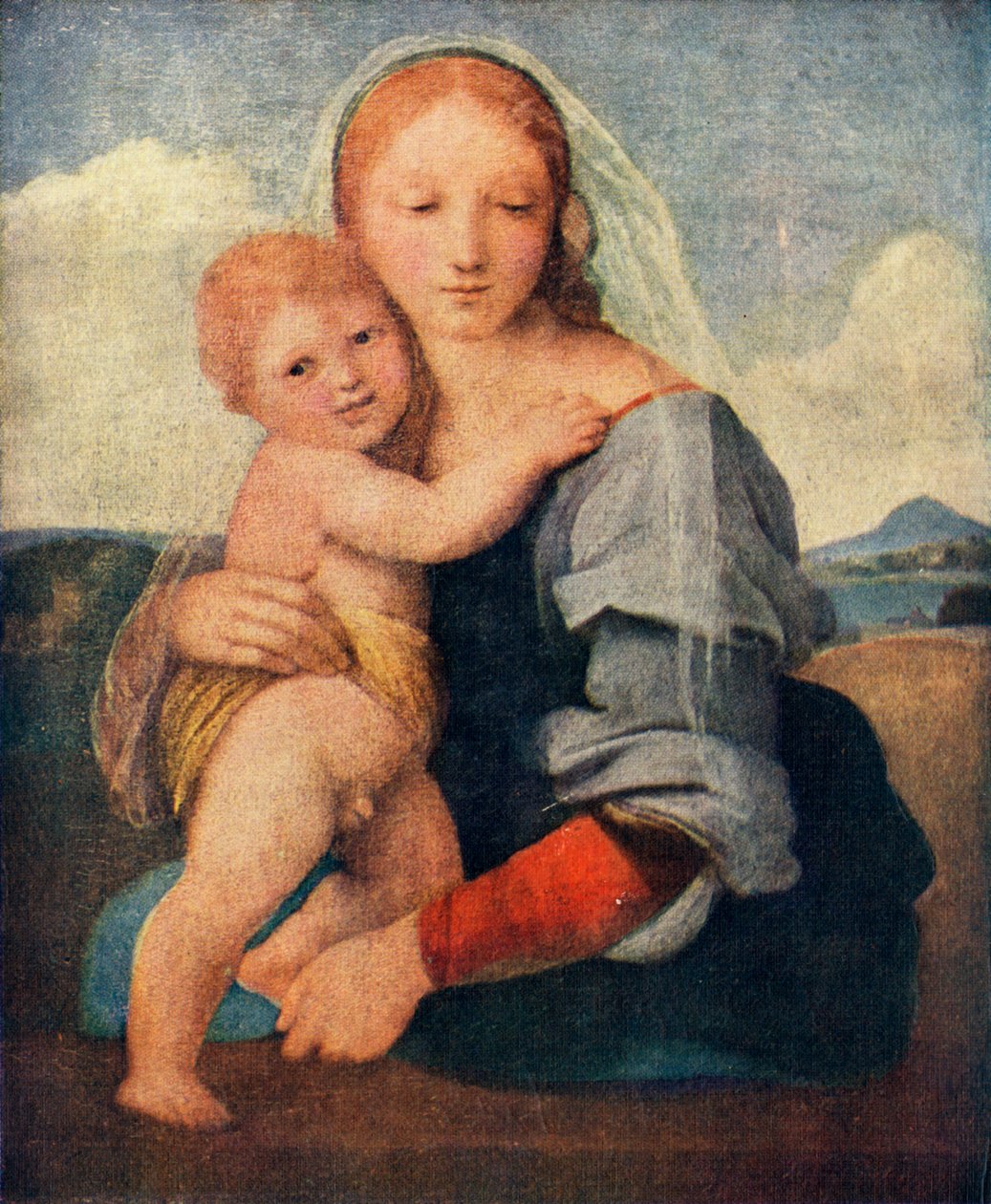 Tornets Madonna, 1509-1511, c1912 av Raffaello Sanzio Raphael