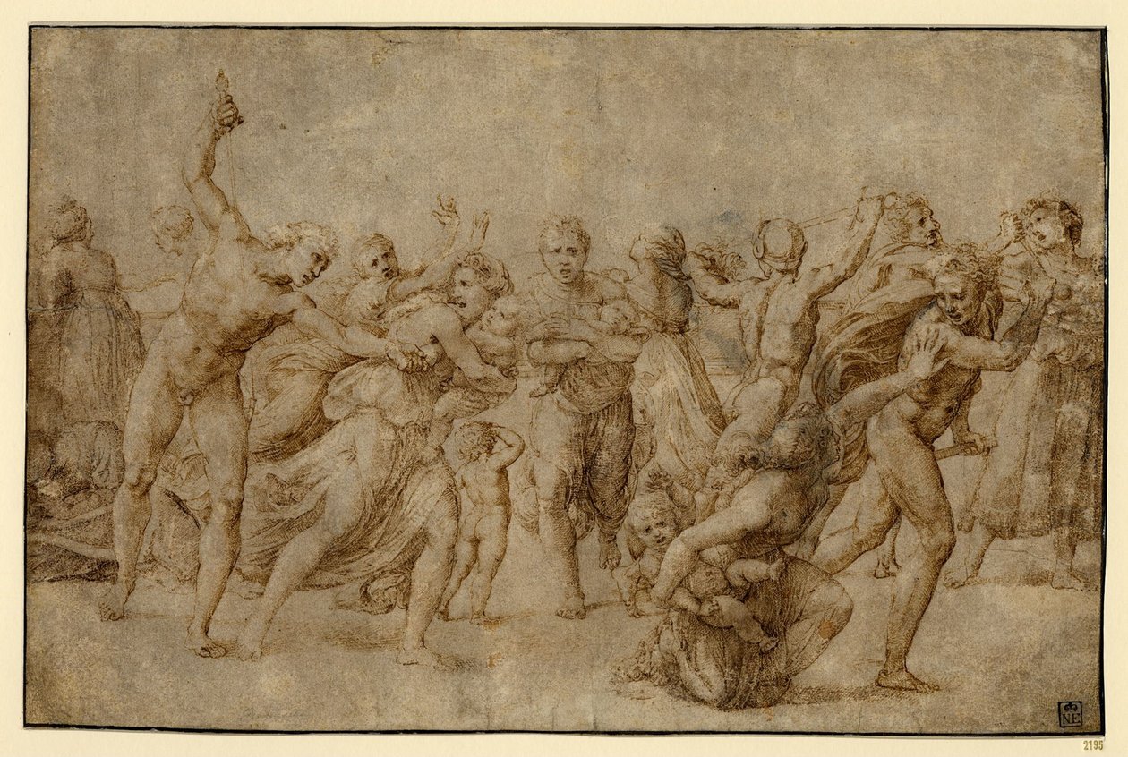 Massakern på de oskyldiga, ca. 1512 av Raffaello Sanzio Raphael