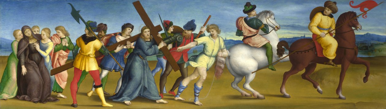 Processionen till Golgata, 1504-1505 av Raffaello Sanzio Raphael
