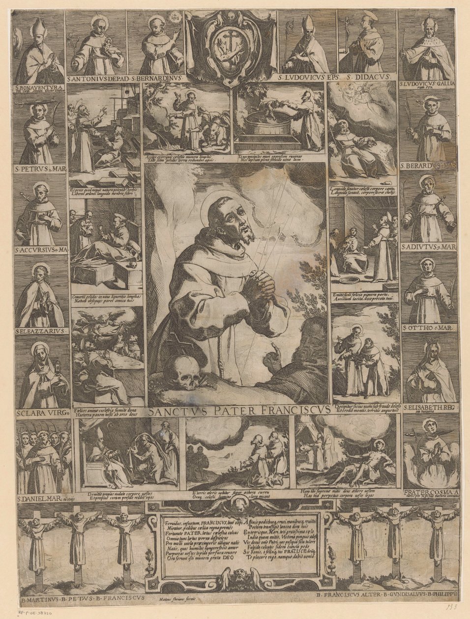 Den helige Franciskus av Assisis liv av Raffaello Schiaminossi (possibly)
