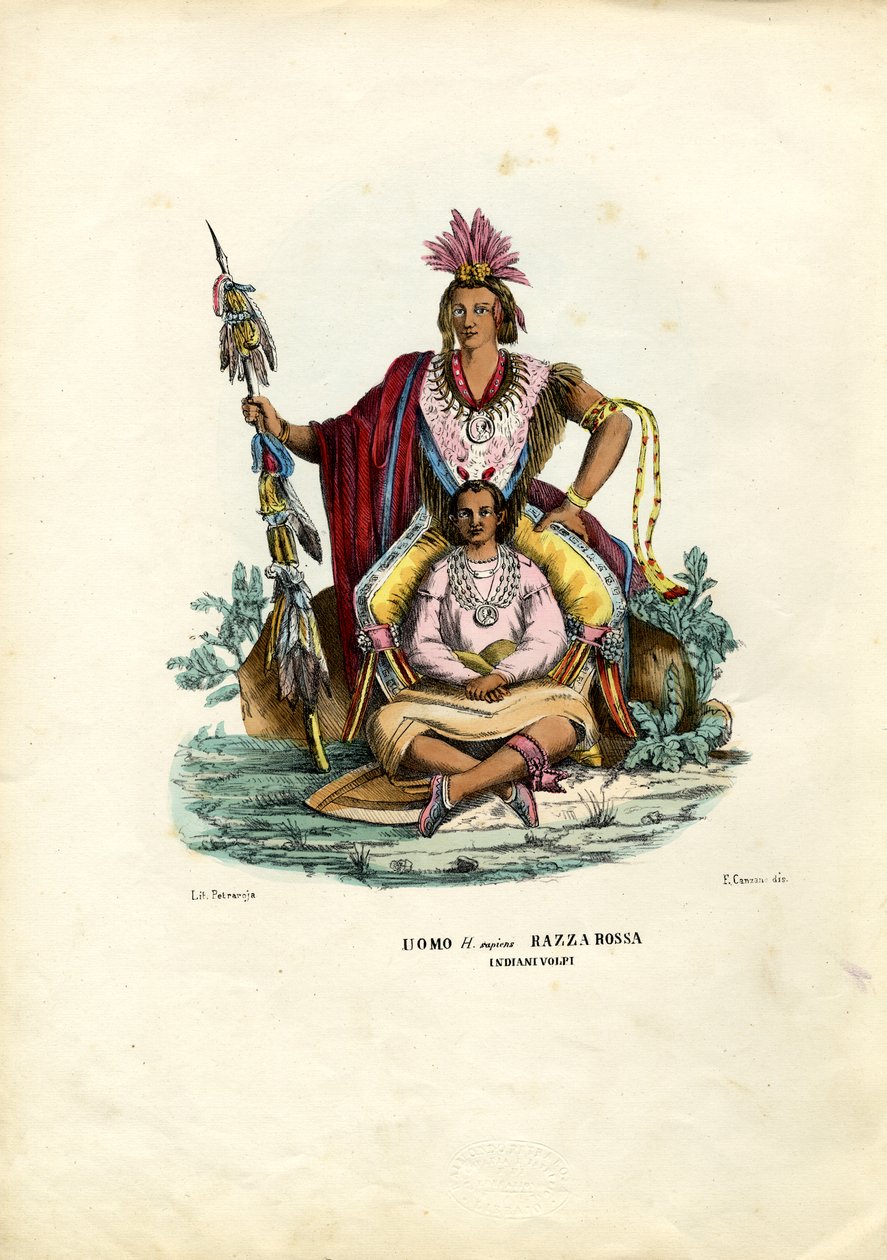 Indianer, 1863-79 av Raimundo Petraroja