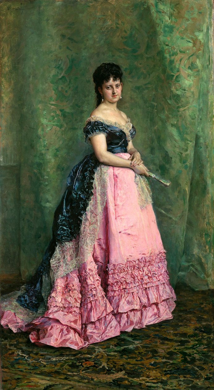  Manuela de Errazun  av Raimundo de Madrazo y Garreta