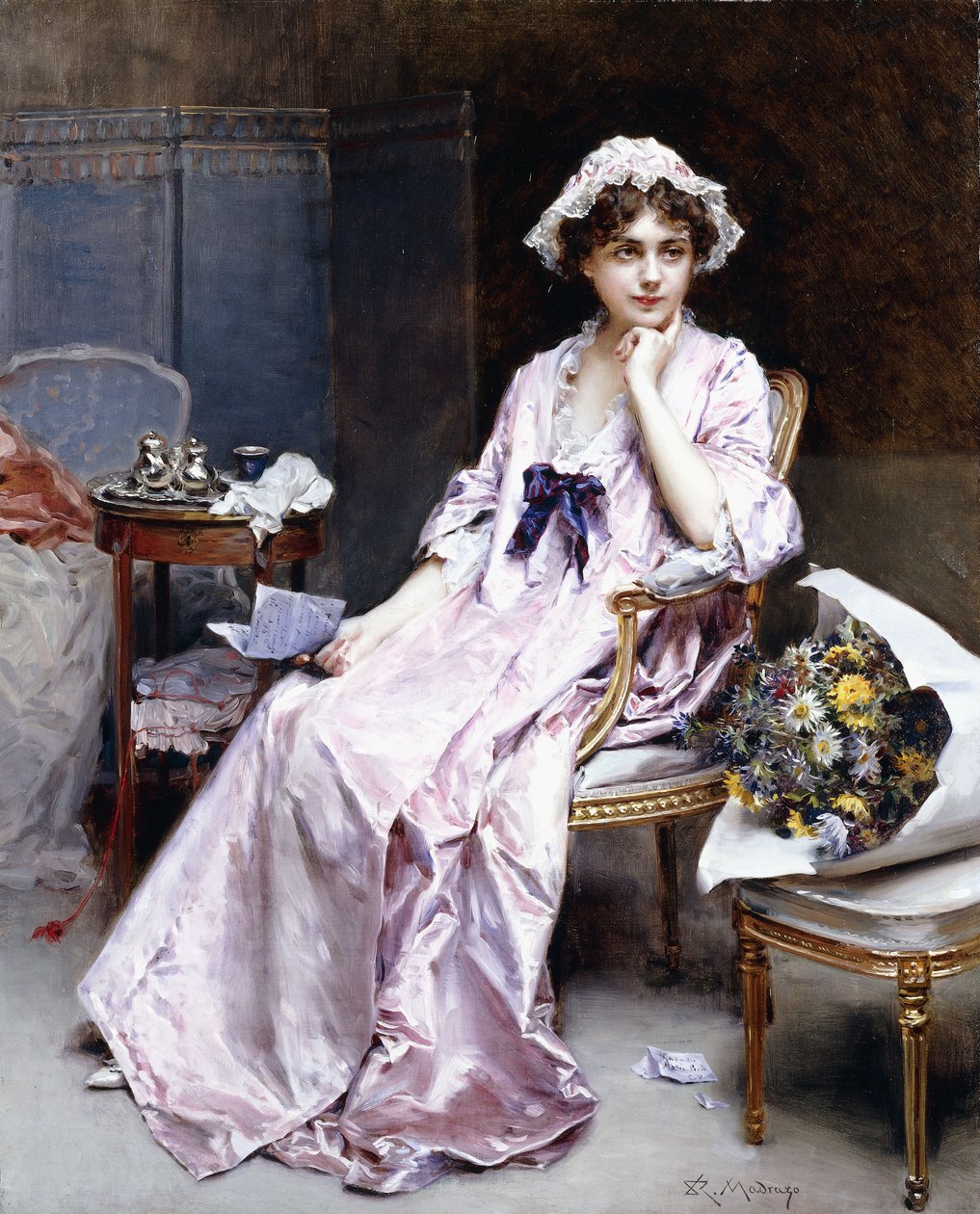 Den motvilliga älskarinnan av Raimundo de Madrazo y Garreta