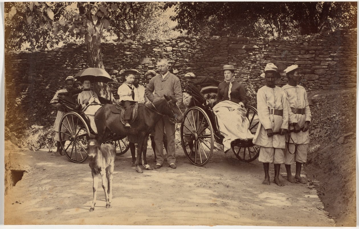 Överste F. G. Oldham, Shimla av Raja Deen Dayal