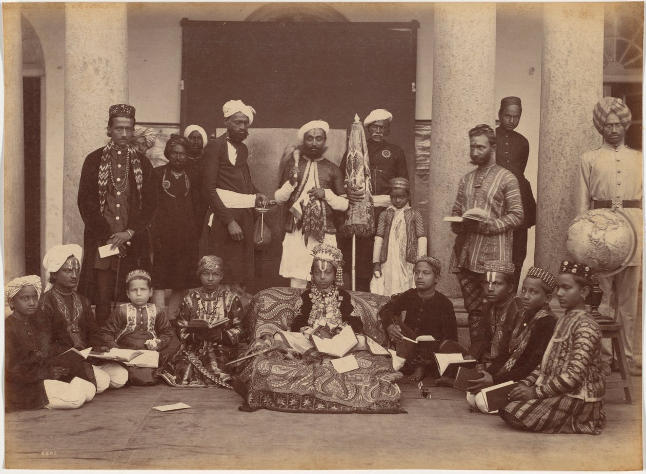 Maharaja av Rewa och klasskamraterna av Raja Deen Dayal