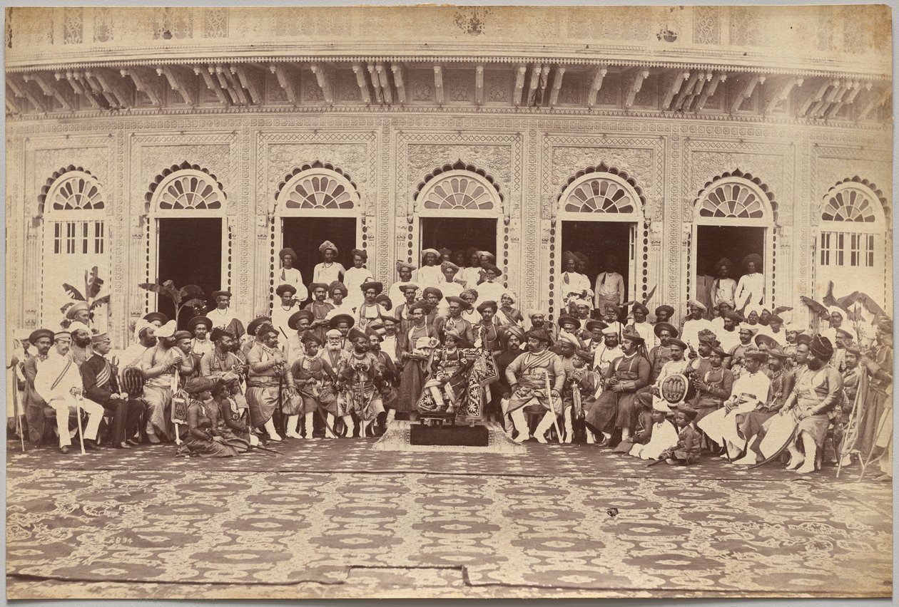 Maharadjan av Scindia, adelsmän och höga ämbetsmän, Gwalior av Raja Deen Dayal