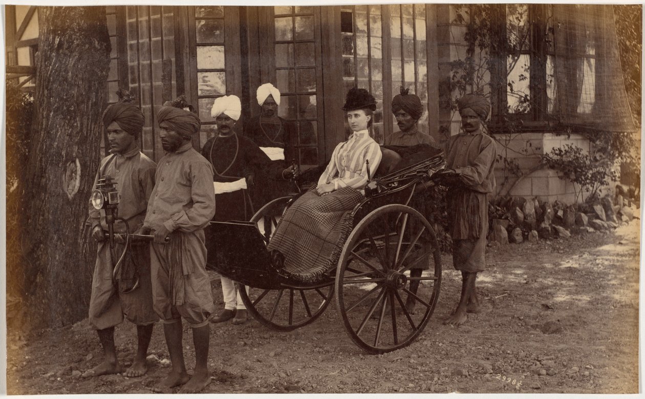 Fröken Lyall, Shimla av Raja Deen Dayal