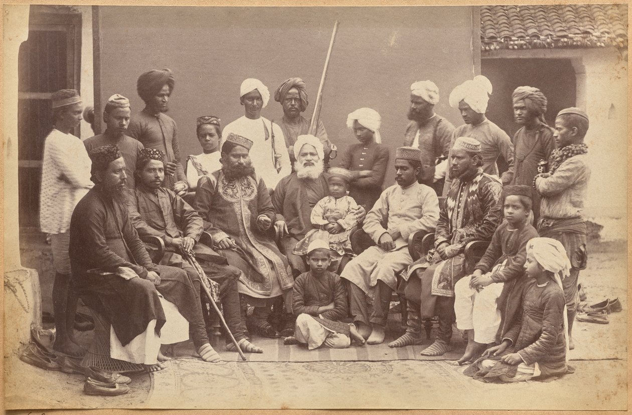 Mowhri Rahman Alli Khans familj, Rewa (framsida, nedtill) av Raja Deen Dayal