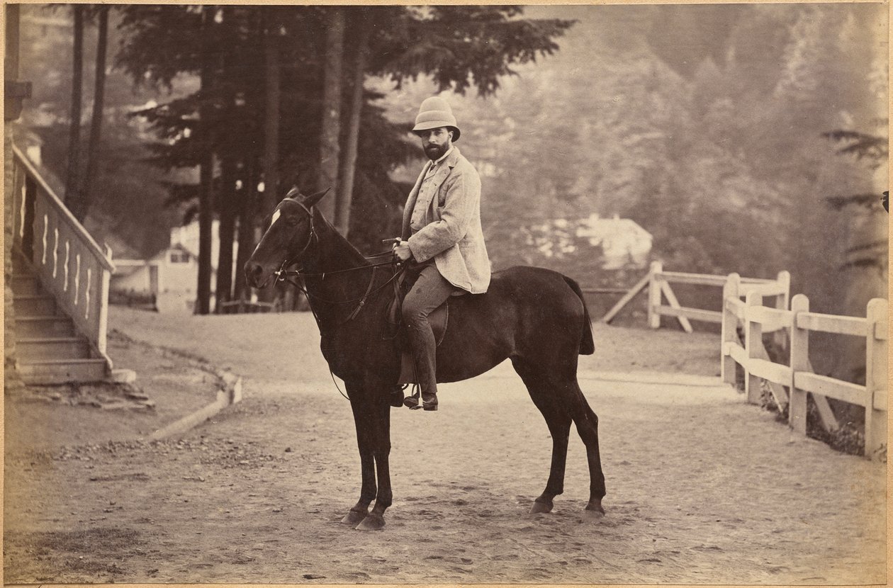 Herr Nowell, Shimla (framsida, nedtill) av Raja Deen Dayal