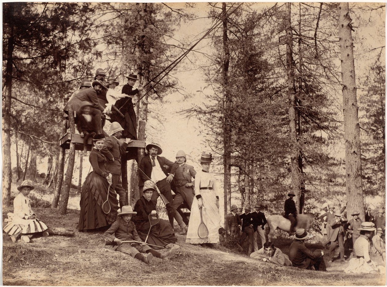 Picknicksällskap, Mashobra av Raja Deen Dayal