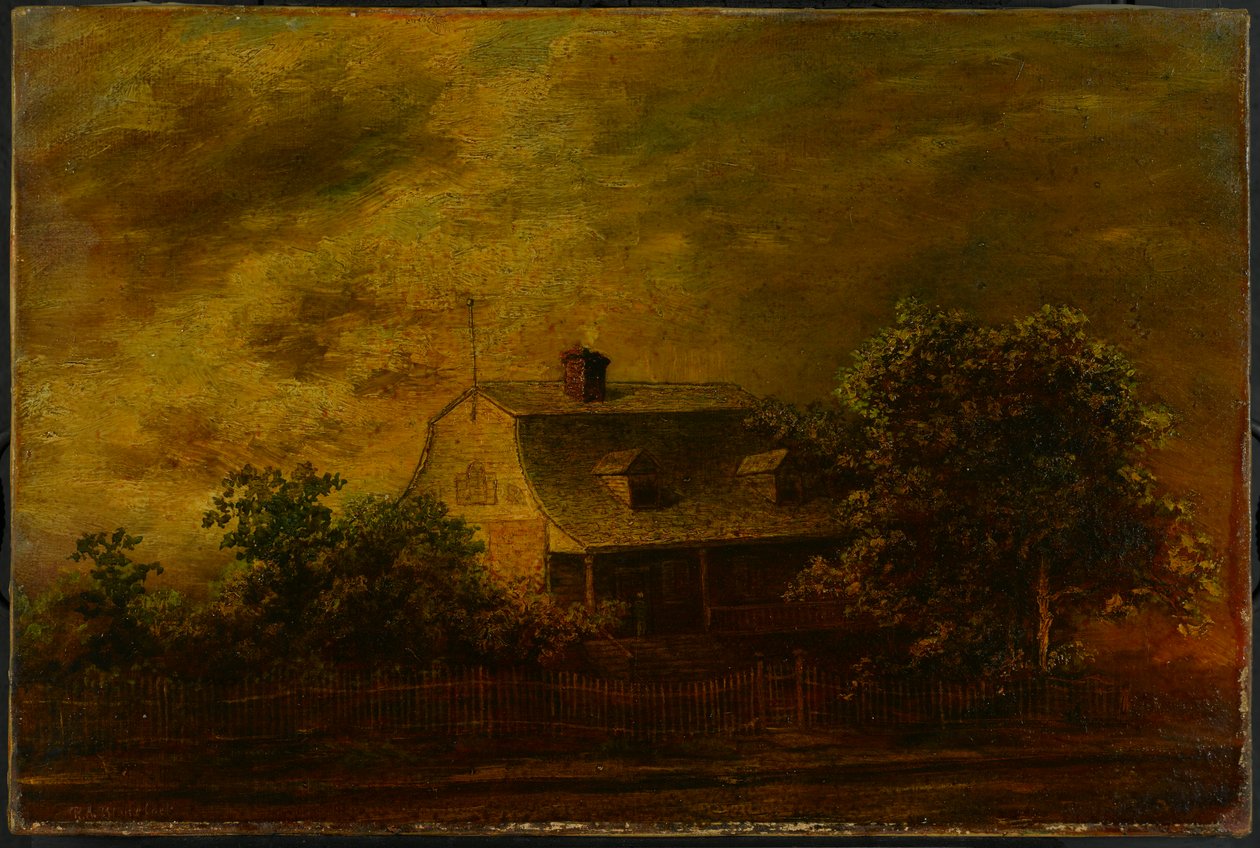 Bondgård av F. B. Guest, ca 1868 av Ralph Albert Blakelock