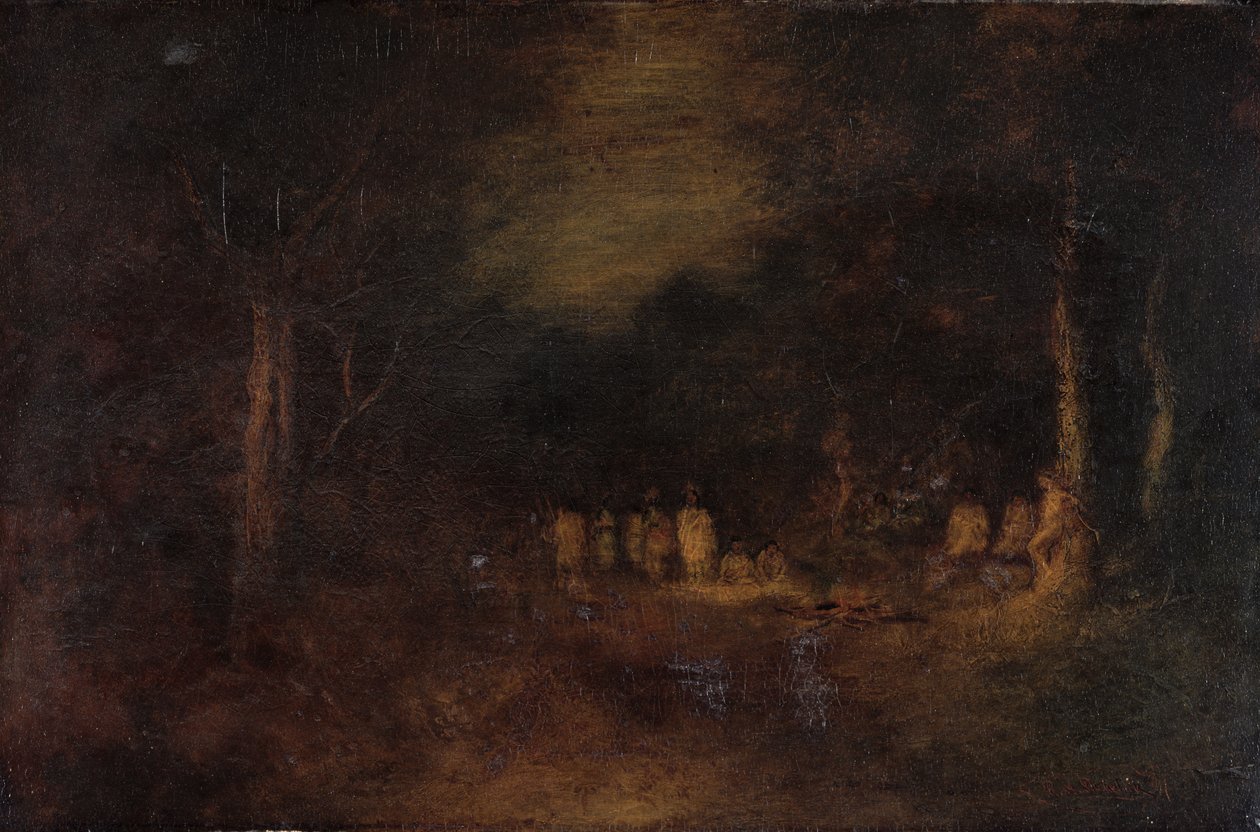 Fången, 1879 av Ralph Albert Blakelock
