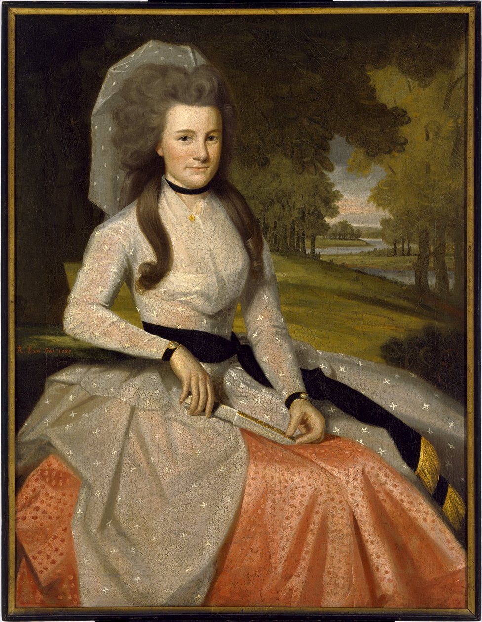 Porträtt av Clarissa Seymour, 1789 av Ralph Earl