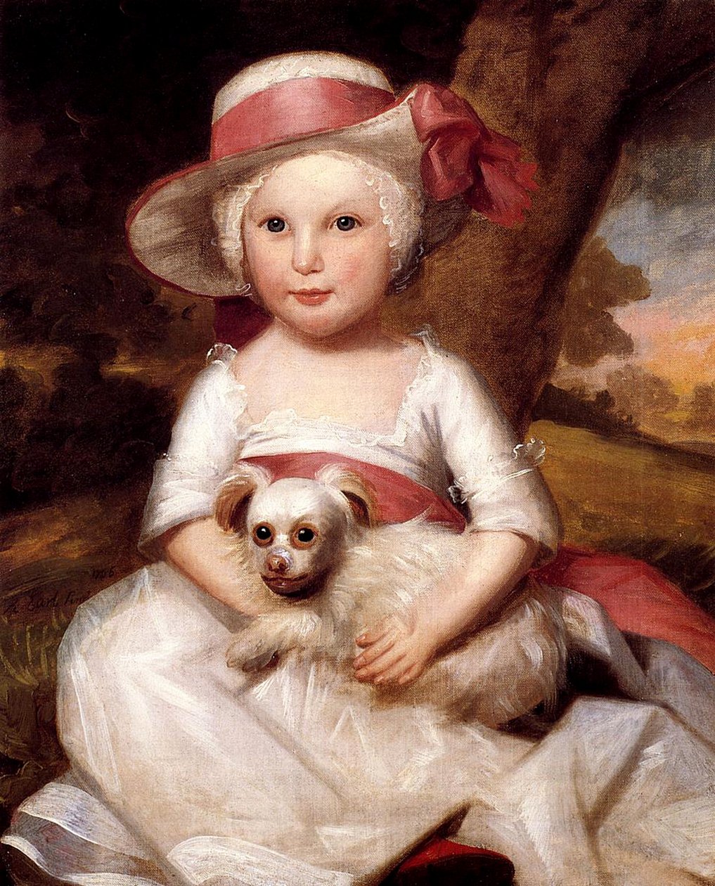 Porträtt av ett barn, ca 1778 av Ralph Earl