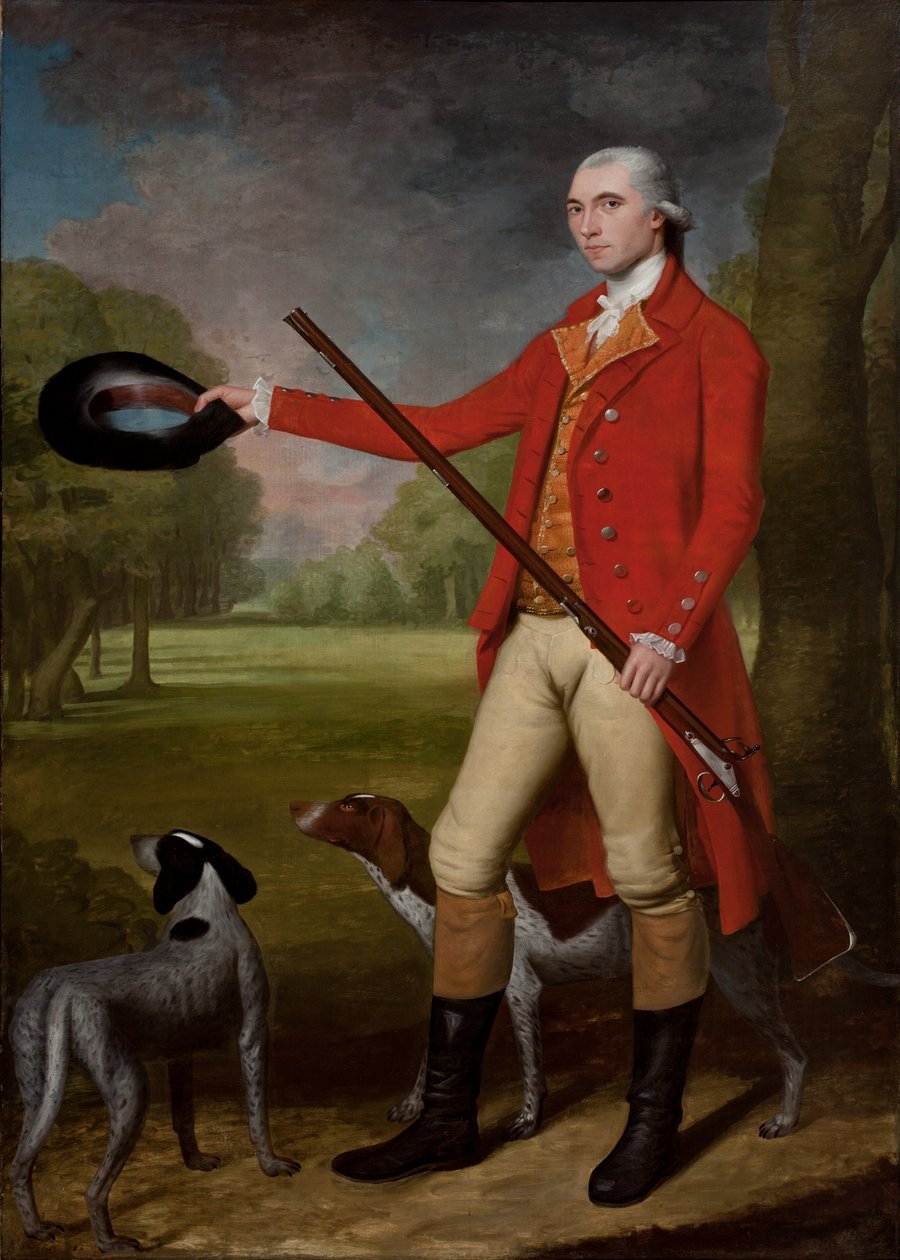 Portrait of a Man With Gun  av Ralph Earl or Earle