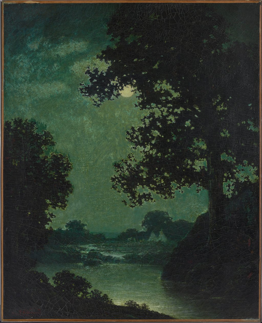 Månsken | Ralph Albert Blakelock | Konsttryck