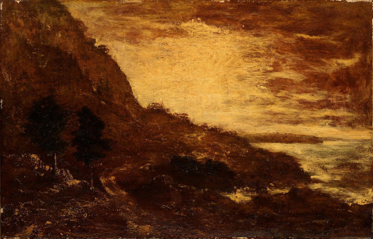 Solnedgång, Navarro Ridge, Kaliforniens kust av Ralph Albert Blakelock