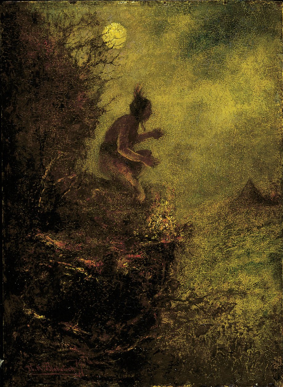 Signalbranden, 1885-1890. av Ralph Albert Blakelock