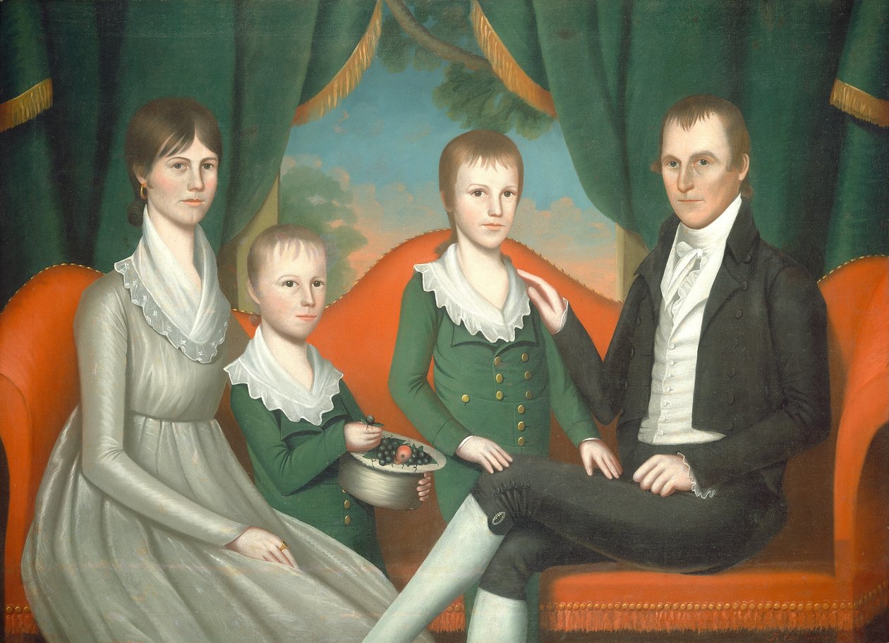 Familjeporträtt, 1804. av Ralph Earl