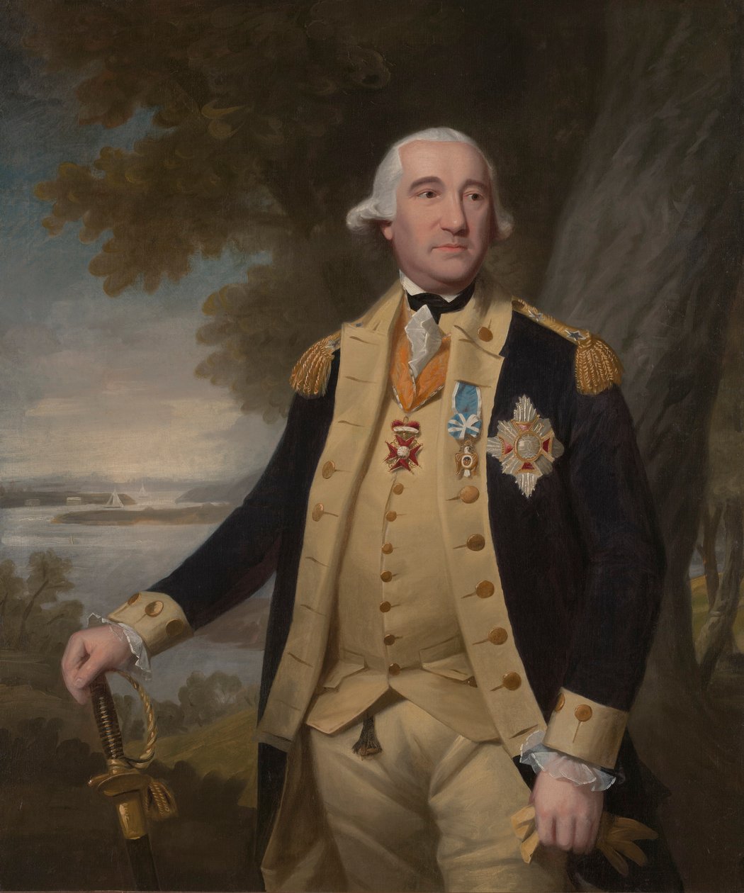 Generalmajor Friedrich Wilhelm Augustus, baron von Steuben av Ralph Earl