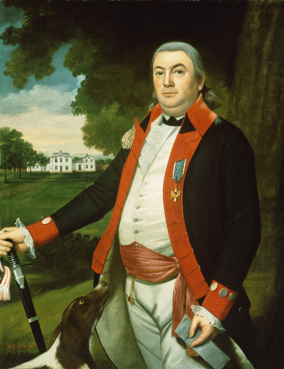 Porträtt av kapten John Pratt, Middleton, Connecticut, 1792 av Ralph Earl