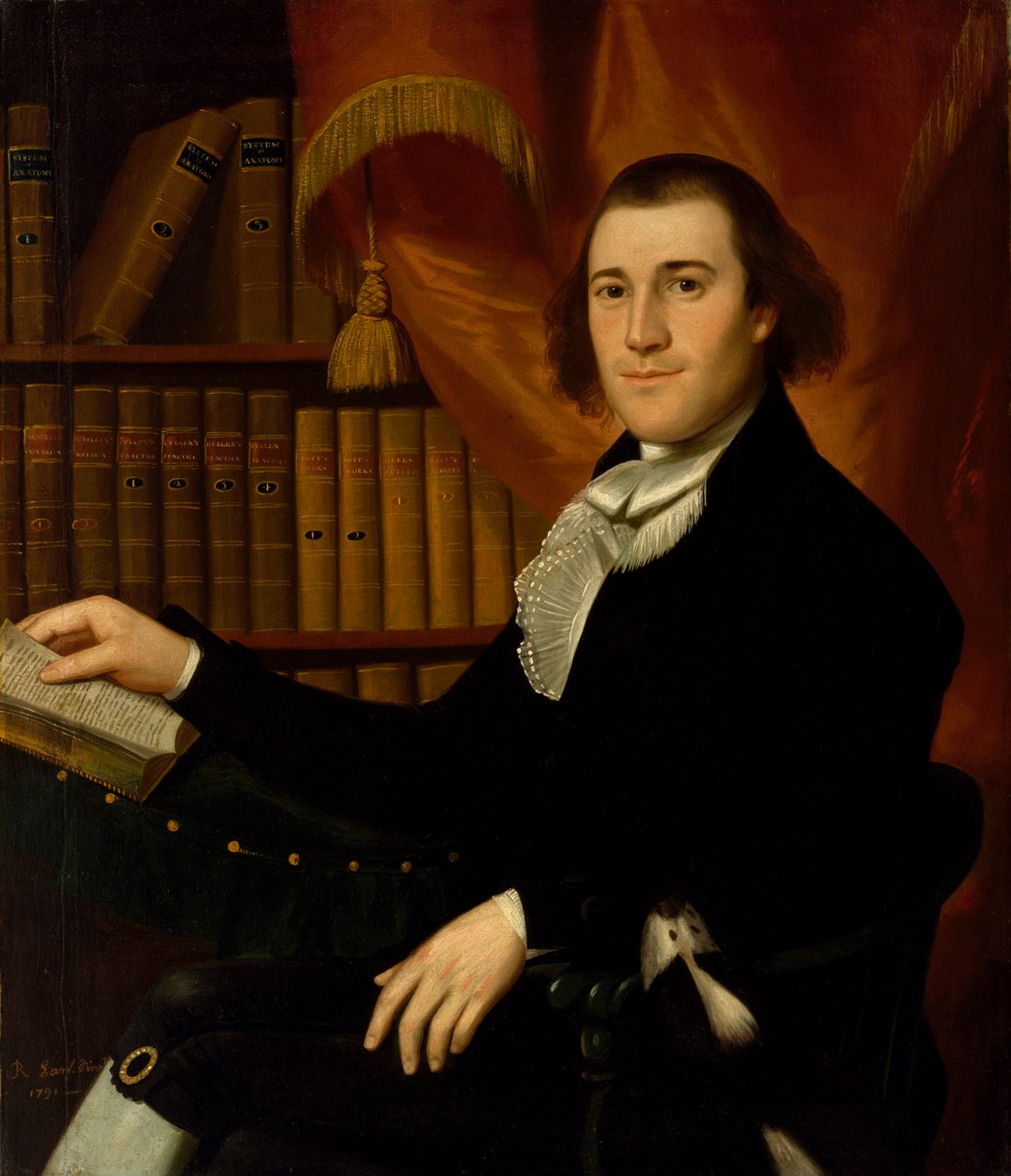 Porträtt av dr Mason Fitch Cogswell, 1791 av Ralph Earl