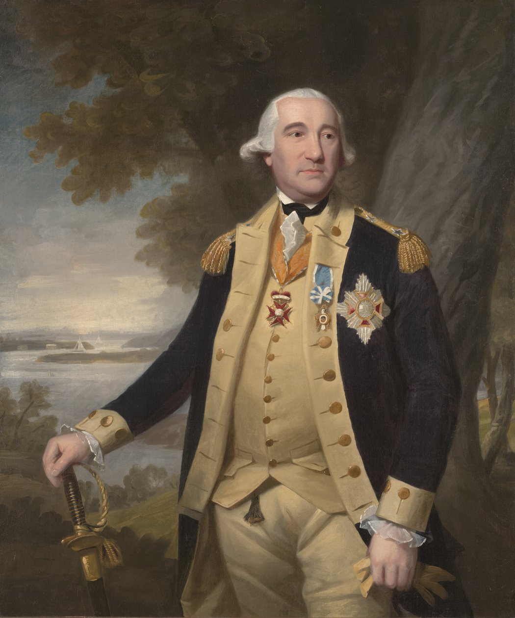 friherre Friedrich Wilhelm Augustus von Steuben, ca 1786 av Ralph Earl or Earle