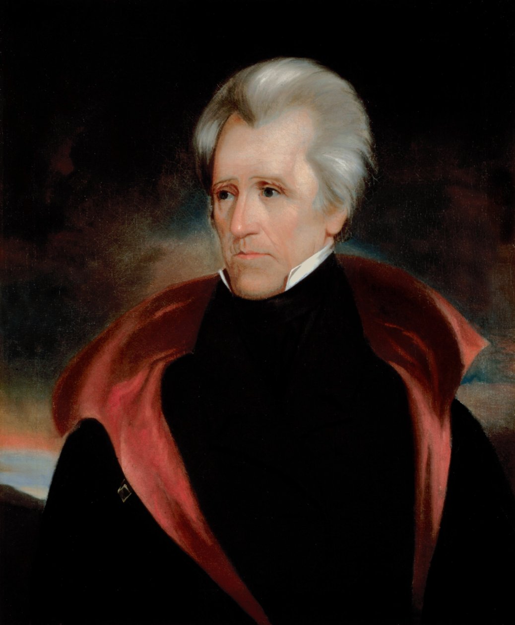 Porträtt av Andrew Jackson, ca 1837 (olja på duk) av Ralph Eleaser Whiteside Earl