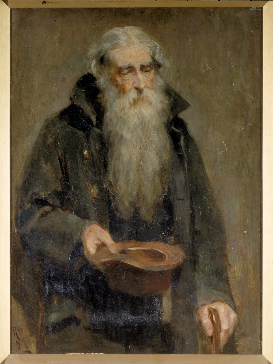Blind tiggare, 1897 av Ralph Hedley