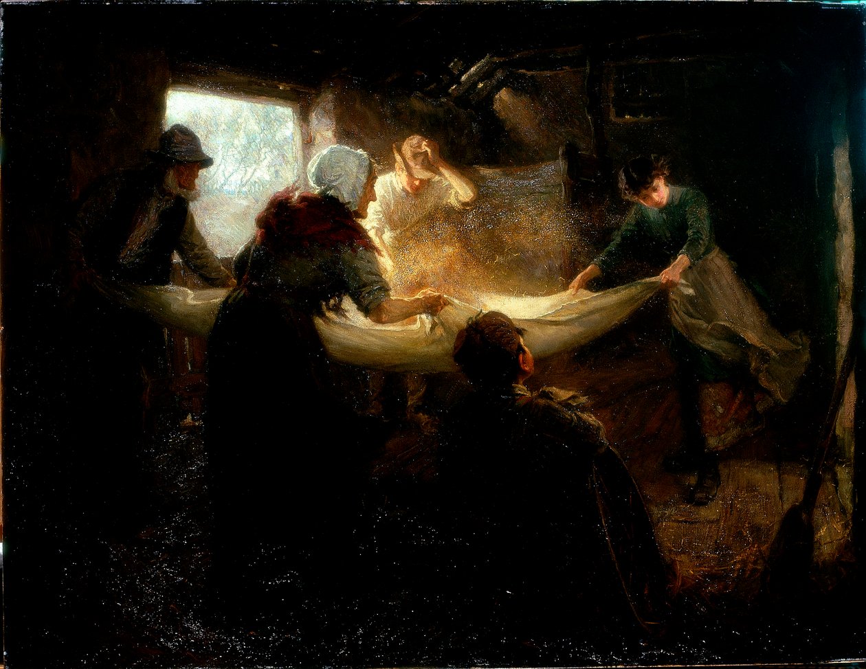 Det vinnande arket, 1898 av Ralph Hedley