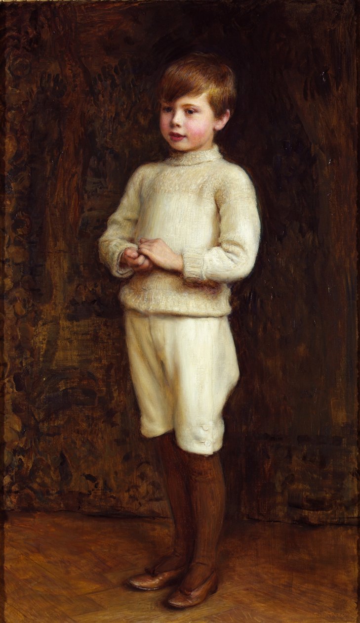 Porträtt av Edward Spencer Cavendish (olja på duk) av Ralph Peacock